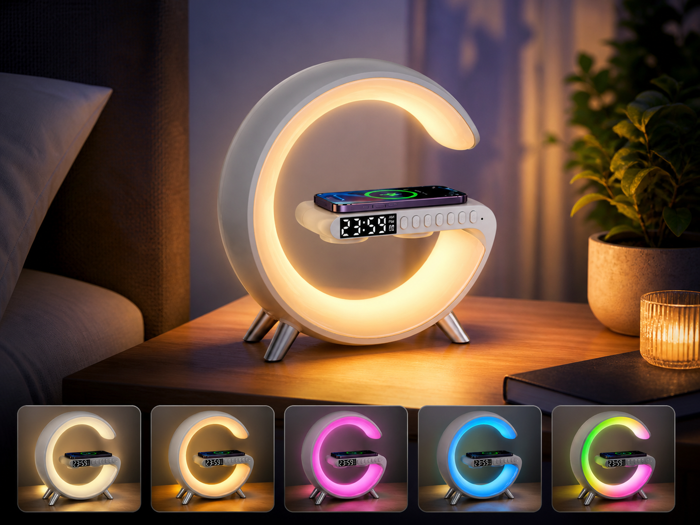 Solvix Aura Station™ | 4-in-1 Smart Atmosphere Charger