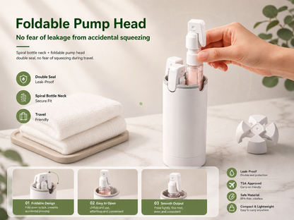 Solvix AeroPod™ | 4-in-1 Smart Travel Dispenser