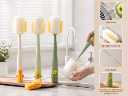 Solvix OmniBrush™ | 5-in-1 Precision Cleaning Tool