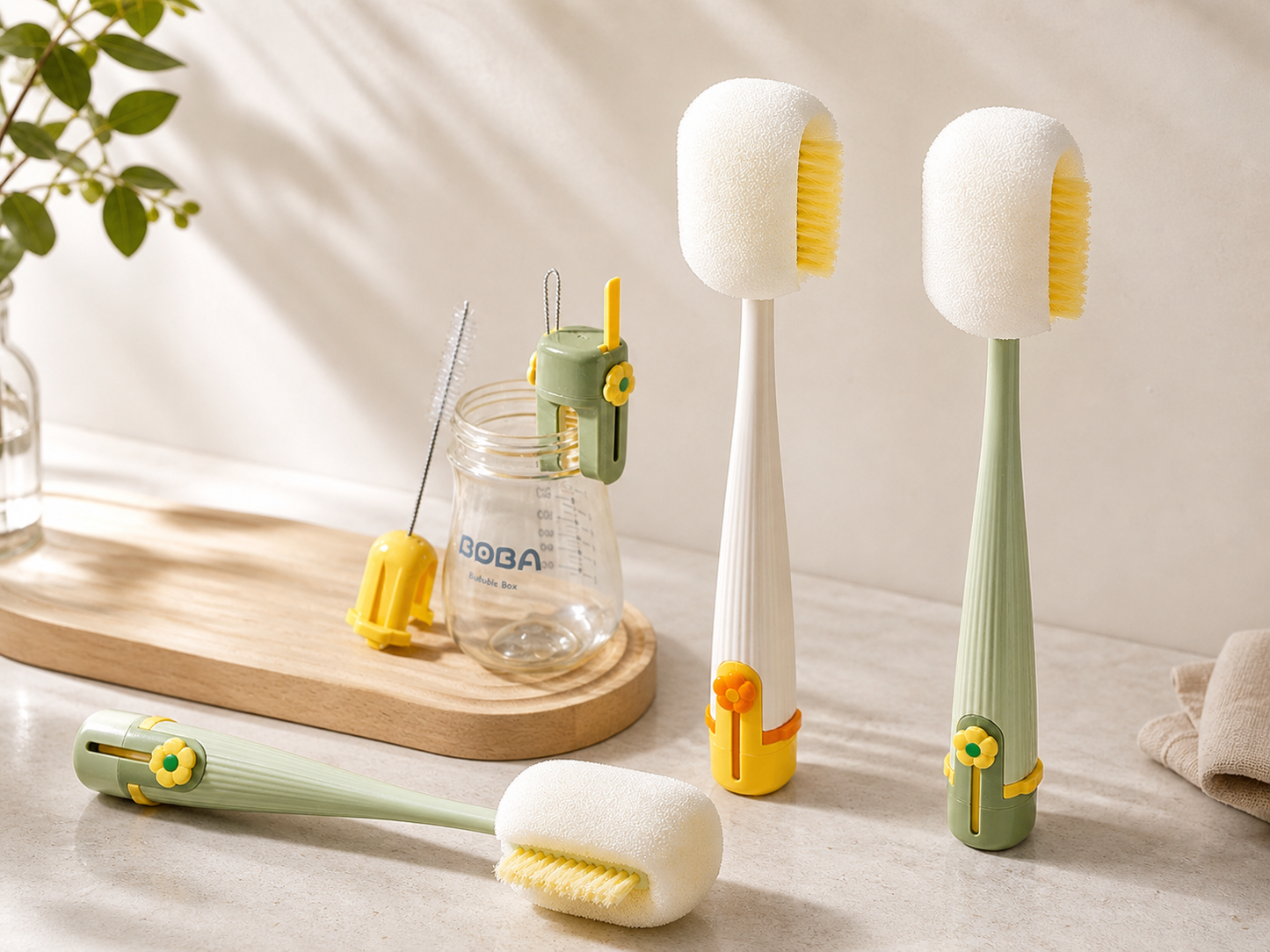 Solvix OmniBrush™ | 5-in-1 Precision Cleaning Tool