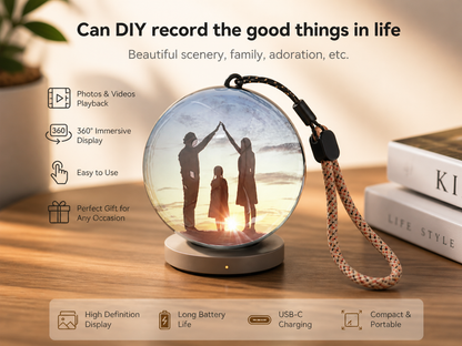 Solvix MemoryOrb™ | Smart Digital Display