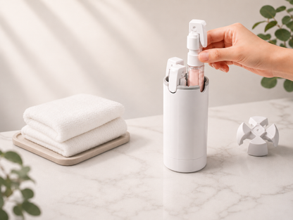 Solvix AeroPod™ | 4-in-1 Smart Travel Dispenser