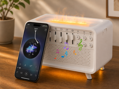 Solvix ZenFlame™ | Ambient Humidifier & Speaker